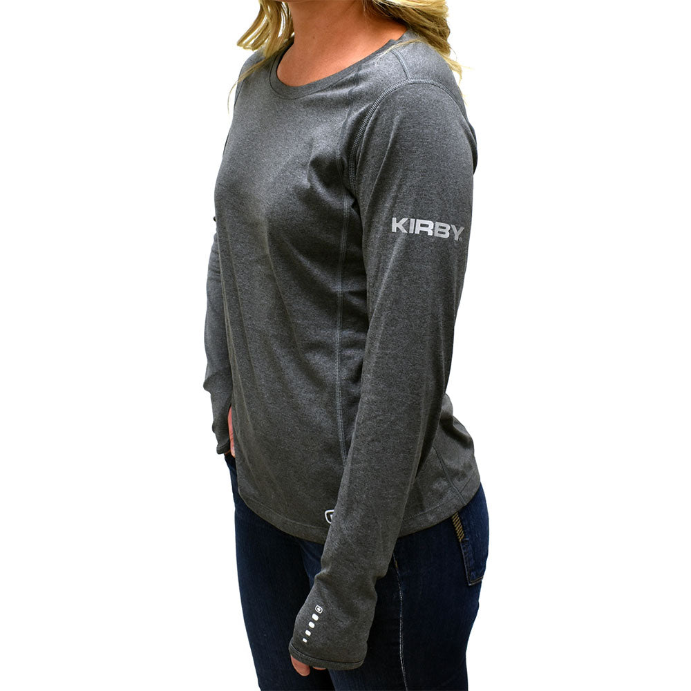 Ladies Gray Kirby Athletic Shirt image 1