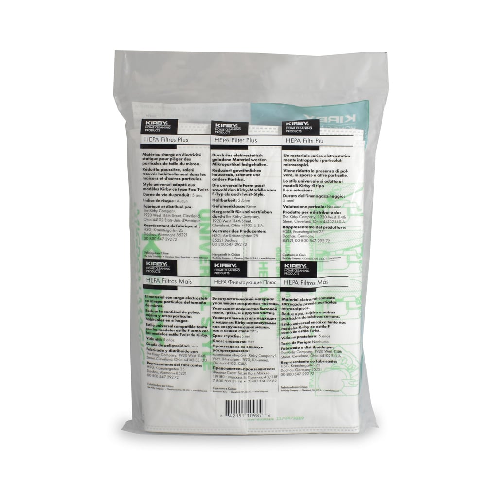 MicroAllergen Plus HEPA Filter Bags - 6 pack image 1