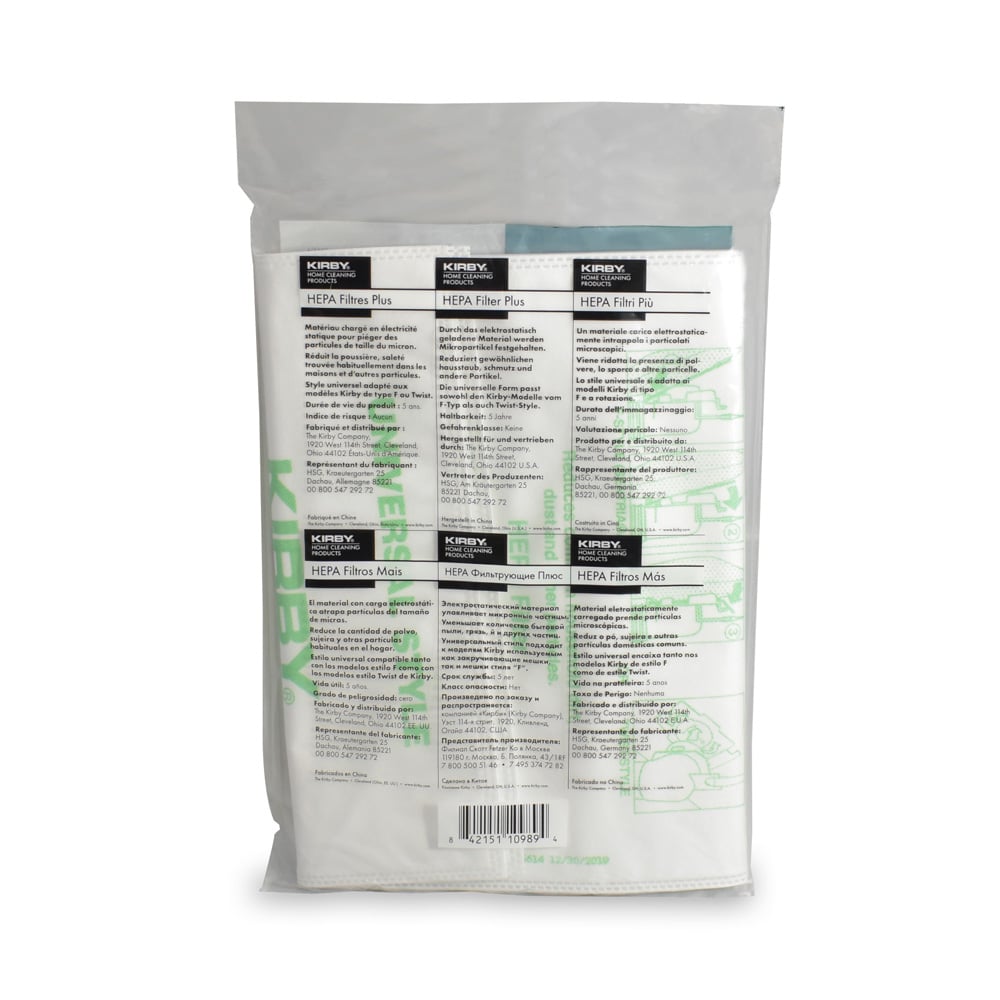 MicroAllergen Plus HEPA Filter Bags - 2 Pack image 1