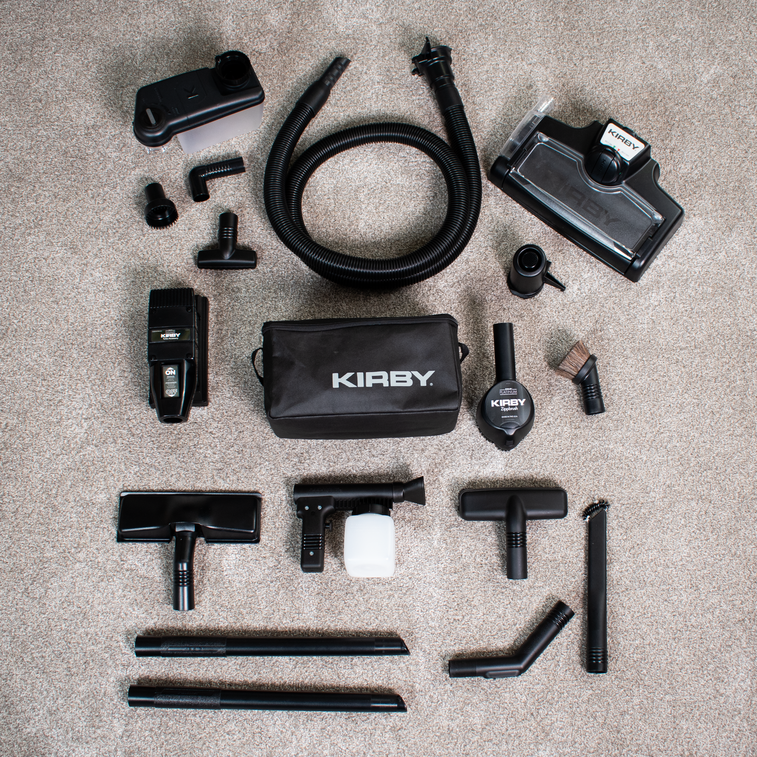 Close-up of premium vacuum components