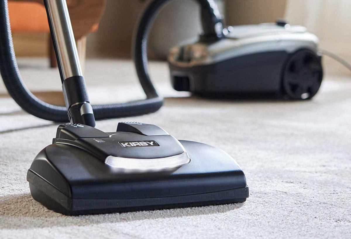 Kirby Multi-Surface Power Nozzle on carpeting.