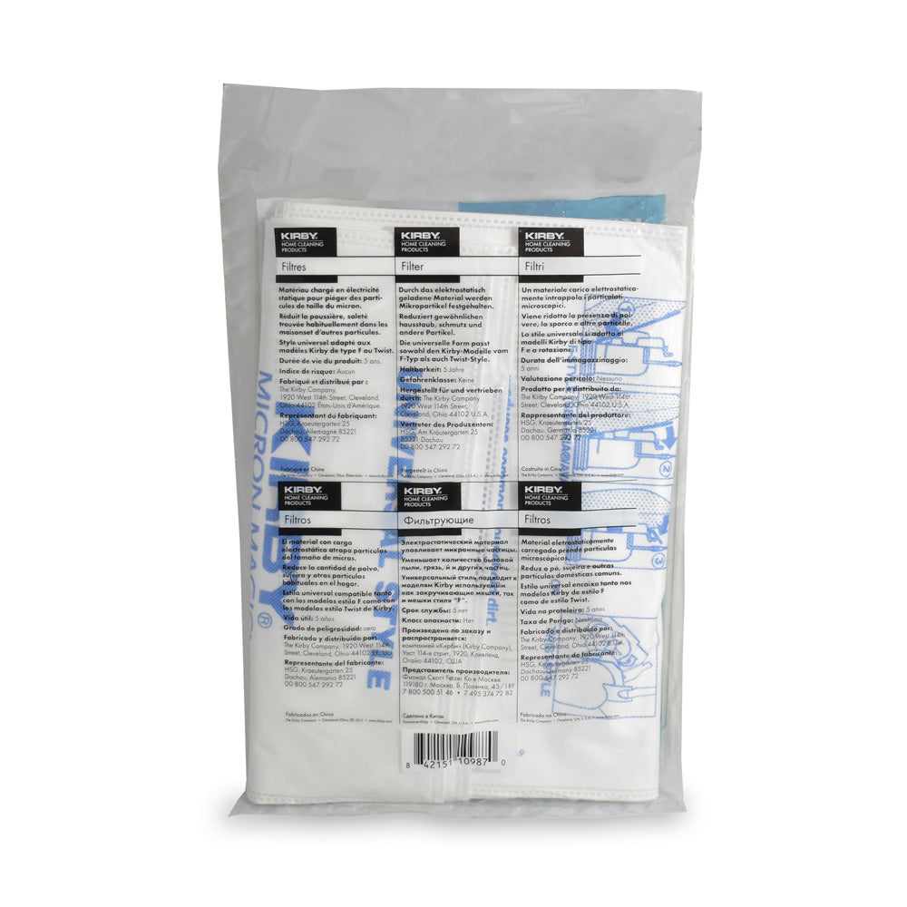 Kirby Micron Magic Technology Filter Bags – 2 Pack image 1