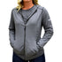 Ladies Gray Kirby Zip Up image 0