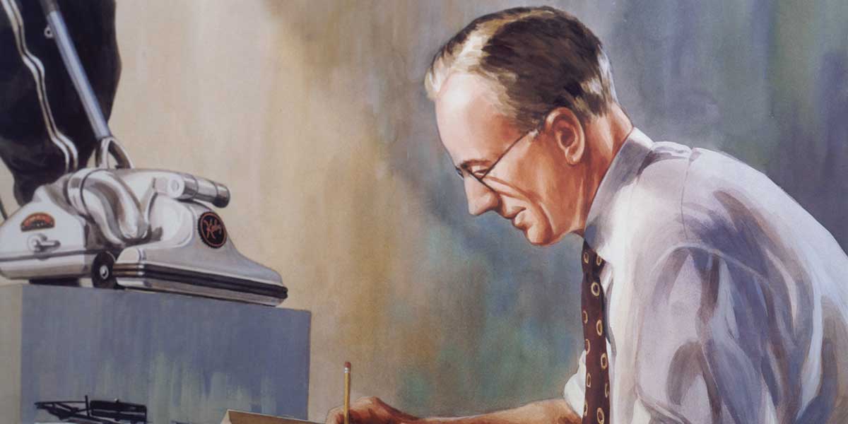 Jim Kirby created Kirby history when he created the first Kirby vacuum cleaner in 1906.