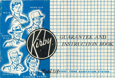 Kirby Model 518 owner manual.