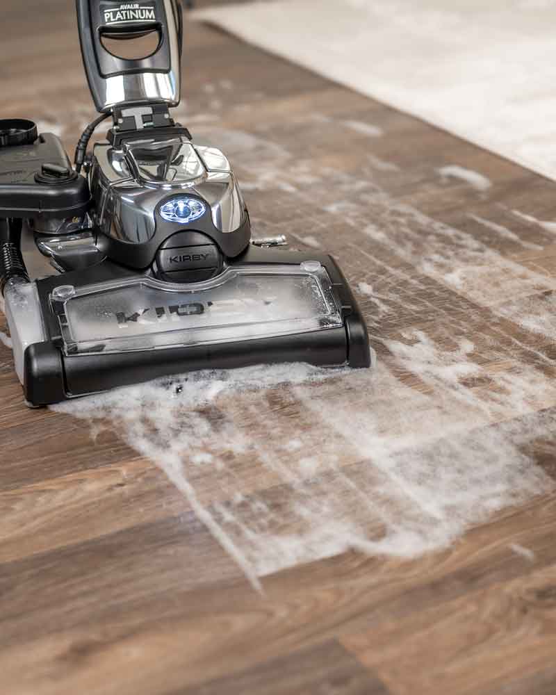 Kirby Avalir Platium Vacuum shampooing hard floor