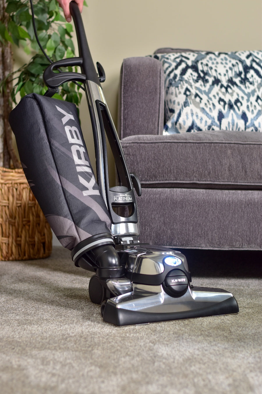 Kirby Avalir Platinum vacuum in a home