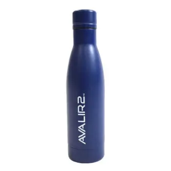 Blue Avalir 2 water bottle.