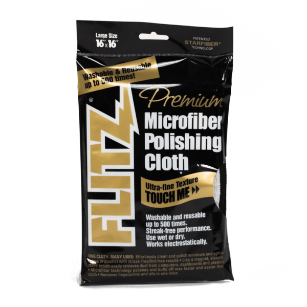 Flitz Microfiber Cleaning Cloth Package