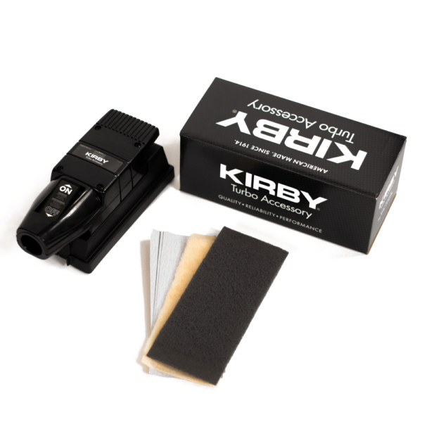 Kirby turbo sander brush with different attachments