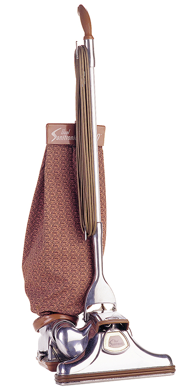 Kirby Dual Sanitronic 50 vacuum cleaner, brown and silver.