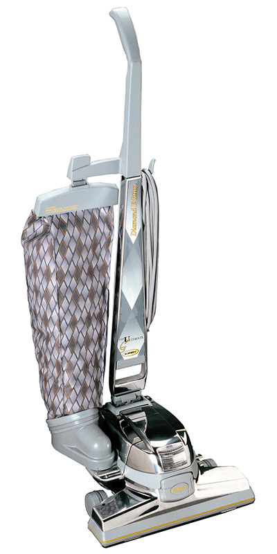 Kirby Diamond Edition vacuum cleaner, silver and gray.