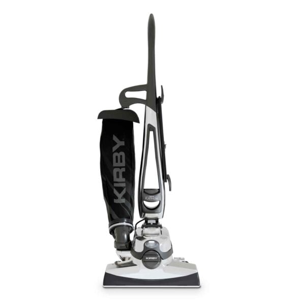 Kirby Avalir Platinum vacuum, black and silver.